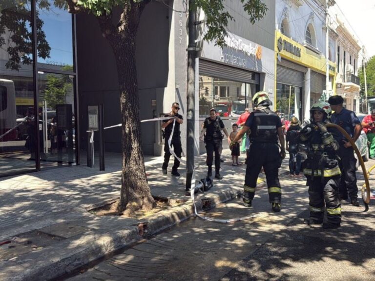 Accidente en Palermo: Colectivo de la línea 168 choca contra cuatro autos estacionados