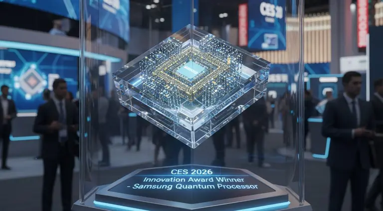 Chip Poscuántico de Samsung en CES 2026