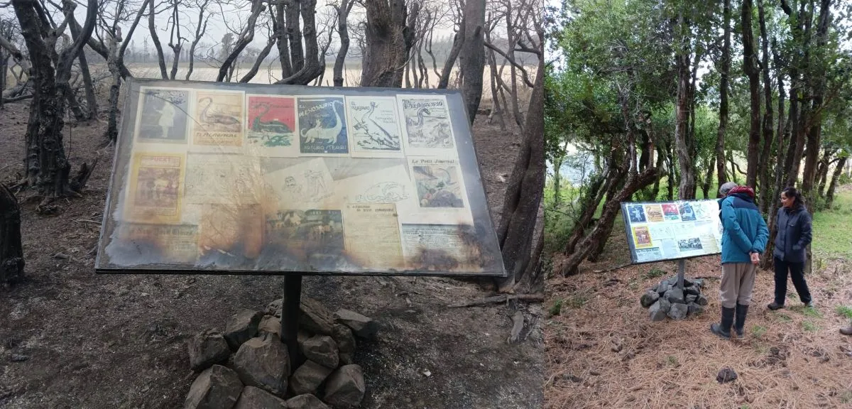 Incendio Laguna del Plesiosaurio