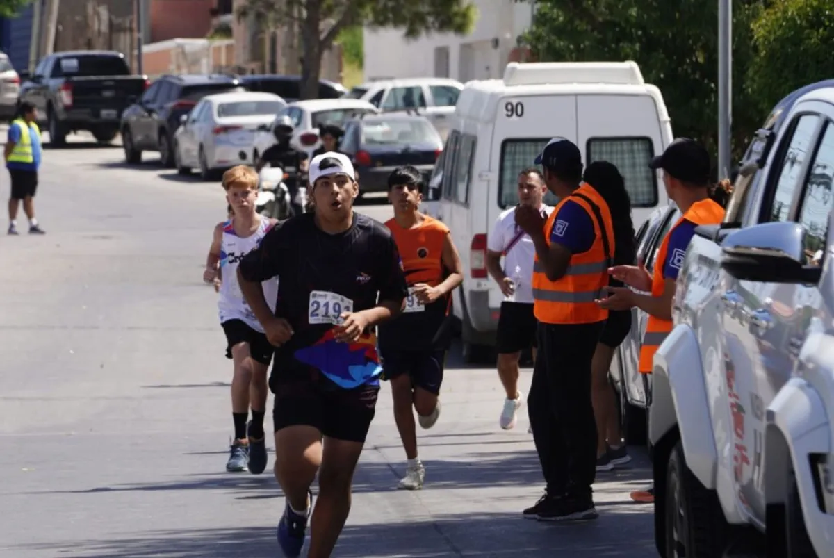 Atletas en la corrida