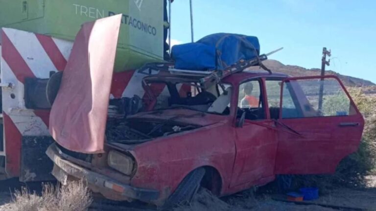 Tragedia en la Patagonia: Incendios y un tren arrolla un Renault 12