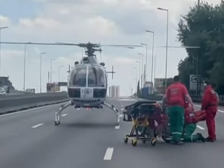 Hombre herido al chocar contra el guardarraíl tras cruzar cuatro carriles