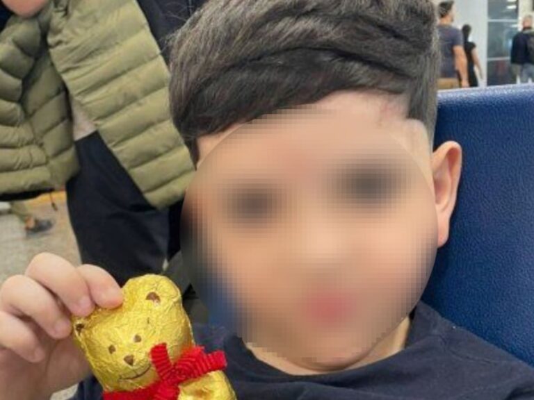 Estado del niño herido en el choque de La Frontera