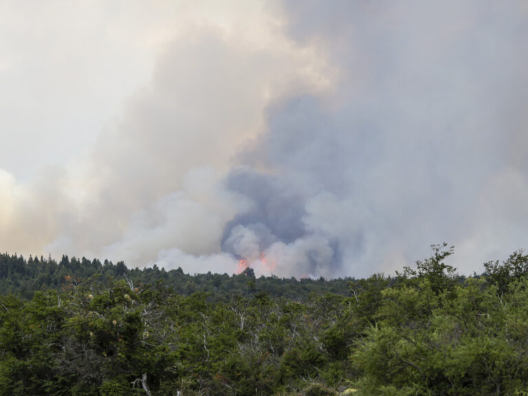 Chubut: Un pueblo atrapado entre dos incendios y la lucha desesperada por apagar el fuego