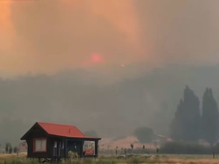Incendios en Chubut: La lluvia podría traer alivio a la provincia