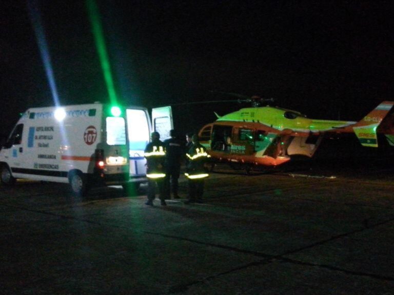 Urgente: Hombre accidentado en médanos de Villa Gesell es trasladado a La Plata