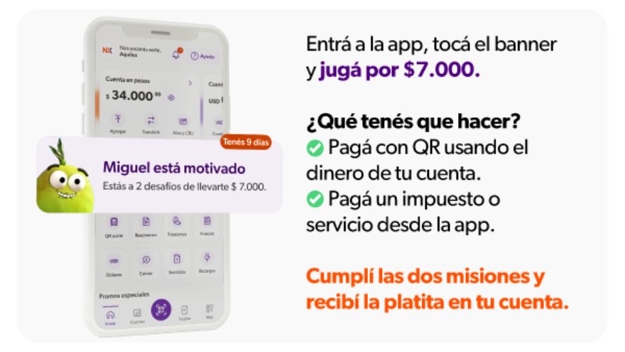 Promoción de Naranja X