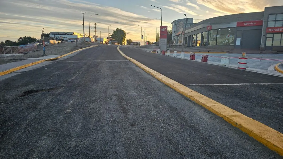 Finalización de obras en la Avenida Yrigoyen