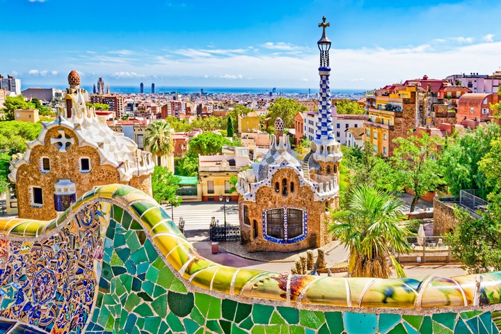Parque Güell, Barcelona. Foto Shutterstock