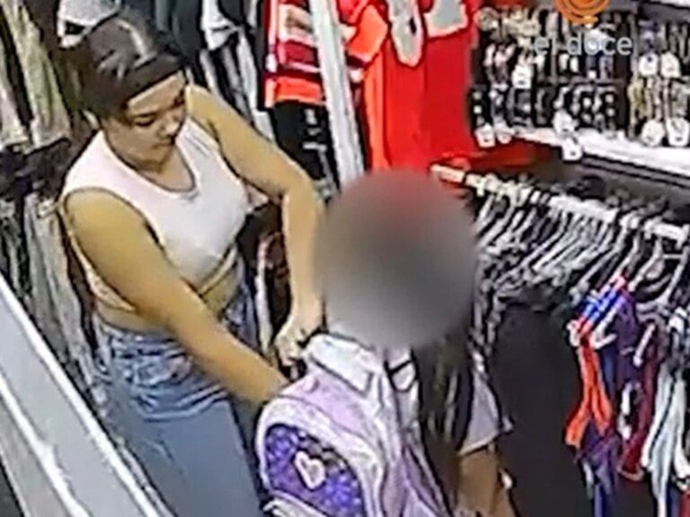 Madre cordobesa usaba a su hija para robar ropa y perfumes