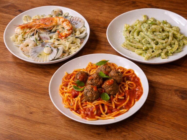 Delicias Caseras: Pastas, Focaccia y Suculenta Porchetta