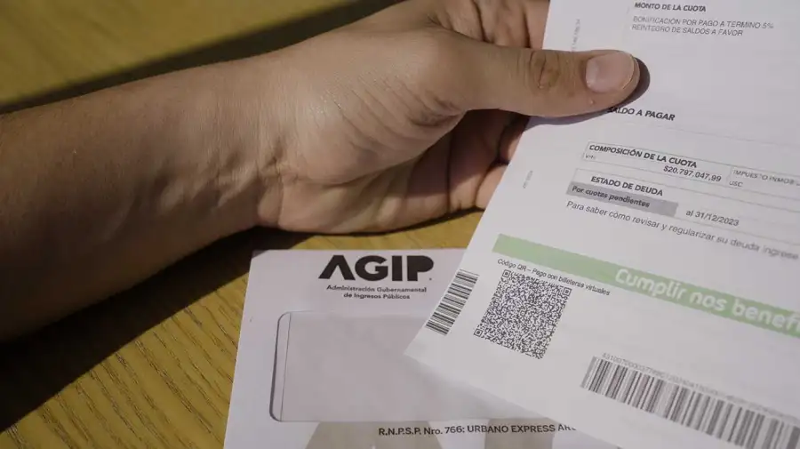 Boleta AGIP: patentes