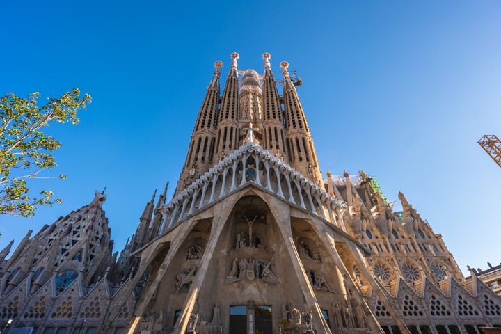 La Sagrada Familia, obra maestra de Gaudí. Foto Shutterstock