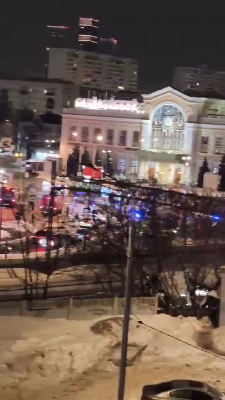 El operativo de seguridad en la estación Saviolovo de Moscú