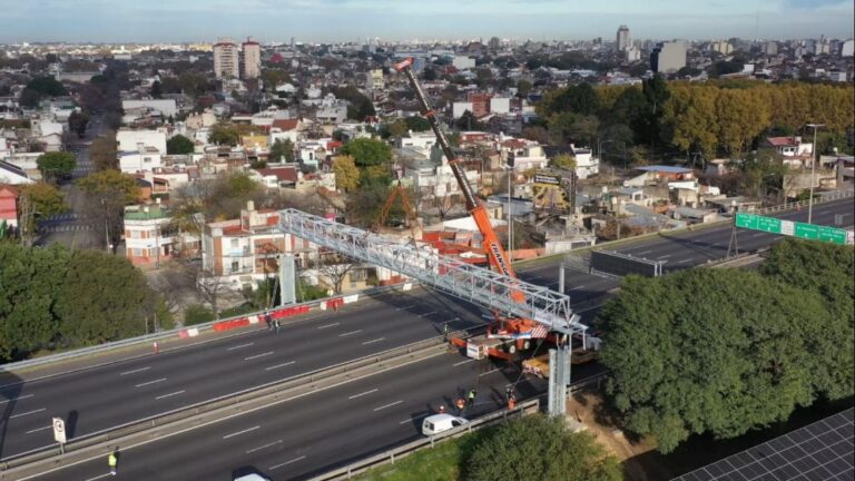 Cierran las Autopistas 25 de Mayo y Perito Moreno por Instalación de Peaje Electrónico