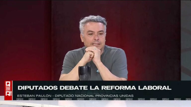 Esteban Paulón analiza la reforma laboral y prevé votación reñida en diputados