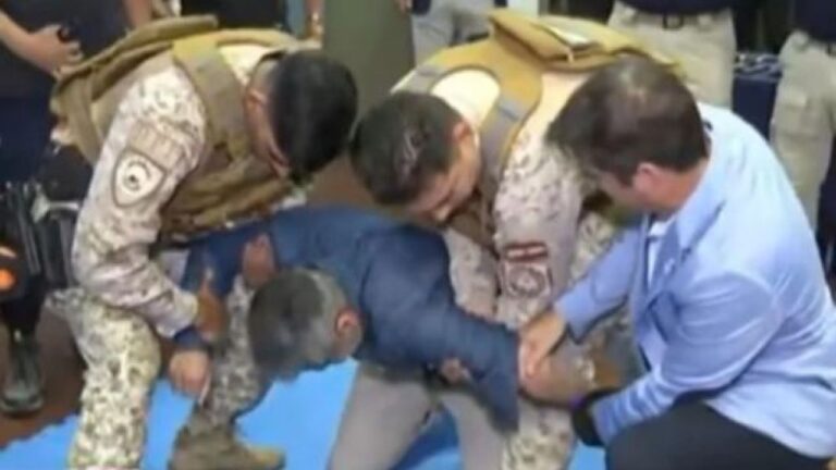 Ministro cordobés ordena electrocución en vivo: imágenes impactantes