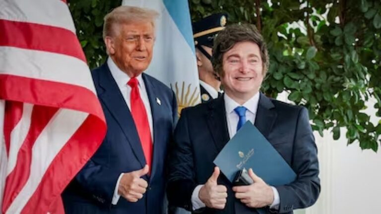 Récord histórico: Las 14 visitas de Milei a Trump en detalle