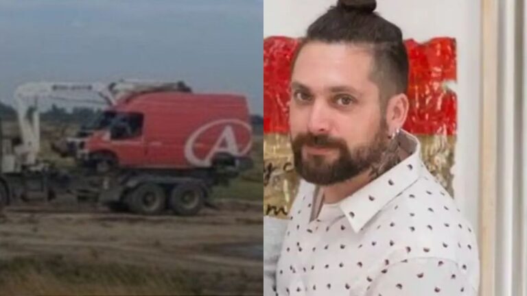 Retiran camioneta de Andreani en Bahía Blanca: un recuerdo del trágico temporal