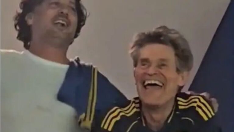 Willem Dafoe: ‘El duende es bostero’, el canto de la hinchada