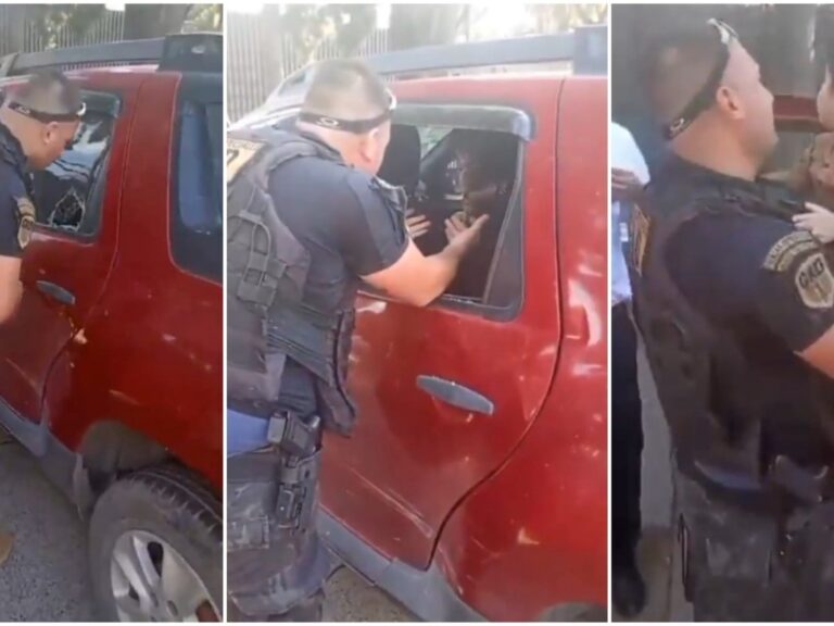 Lo abandonaron encerrado mientras hacían compras
