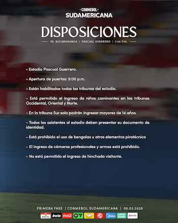 Disposiciones de ingreso