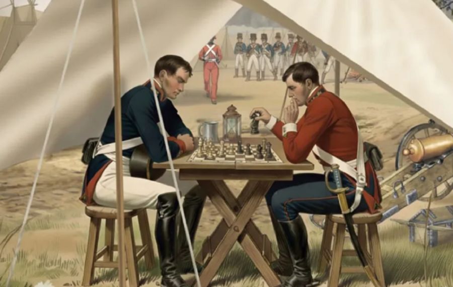 Soldados en la Batalla de Obligado