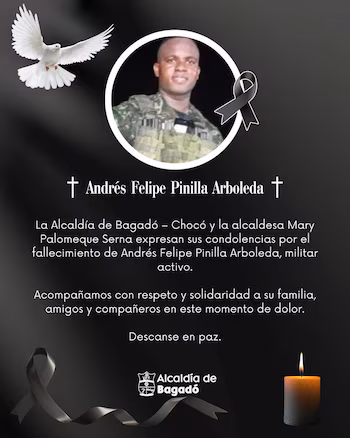 El soldado Andrés Felipe