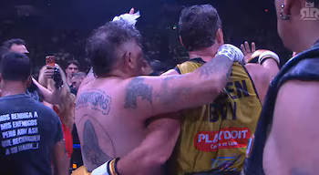 Alfredo Adame tras el combate