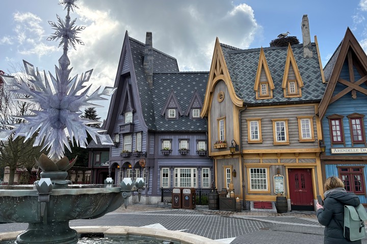 La fuente de hielo en el nuevo Mundo de Frozen