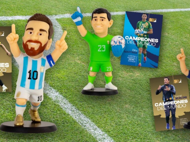 ¡Colecciona las figuras de los campeones del mundo!
