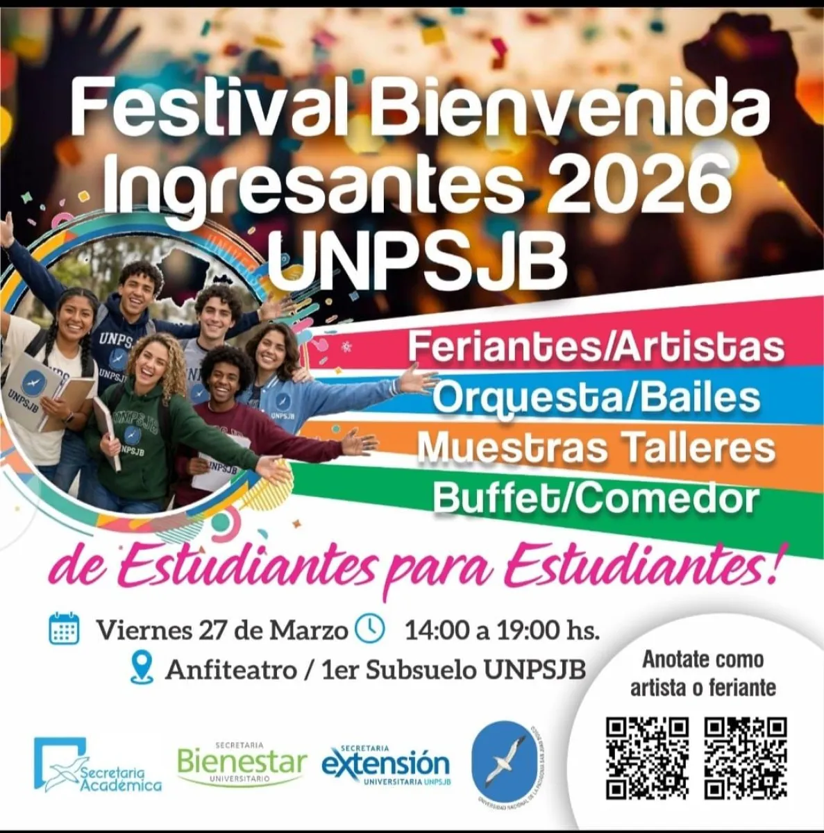 Festival Bienvenida Ingresantes 2026