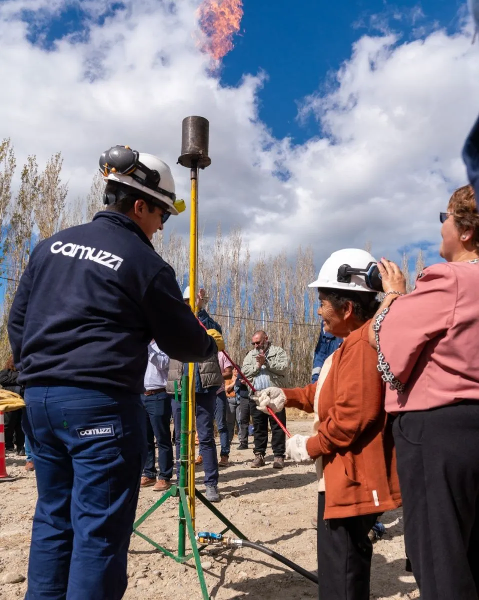 Obra de gas en Comodoro Rivadavia