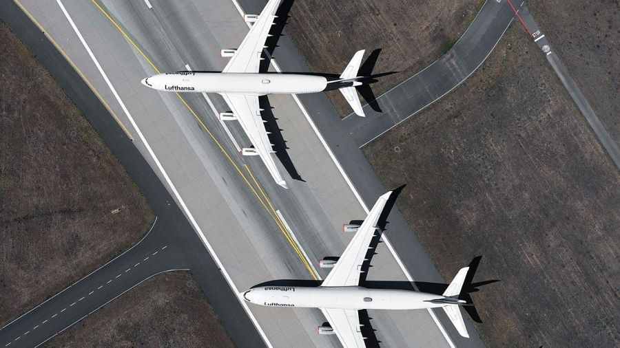 Lufthansa Anniversary Plane