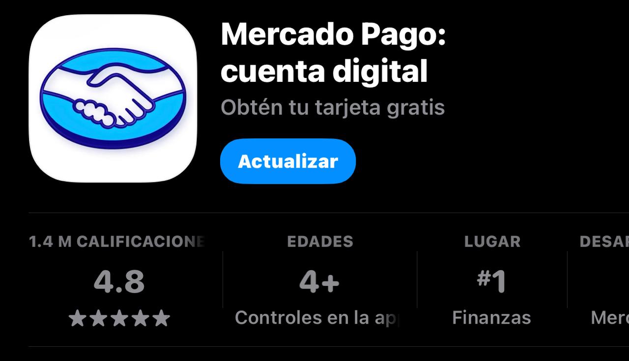 Mercado Pago celeste