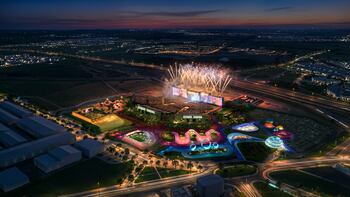 Render del Estadio Shakira (Sony)