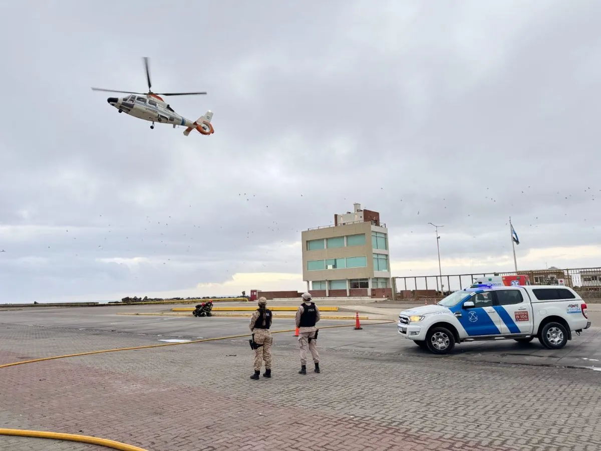 Evacuación en Altamar