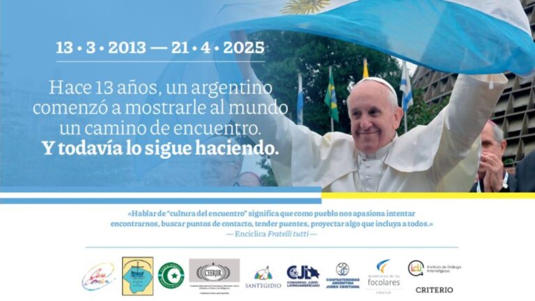Religiosos celebran la asunción del Papa Francisco