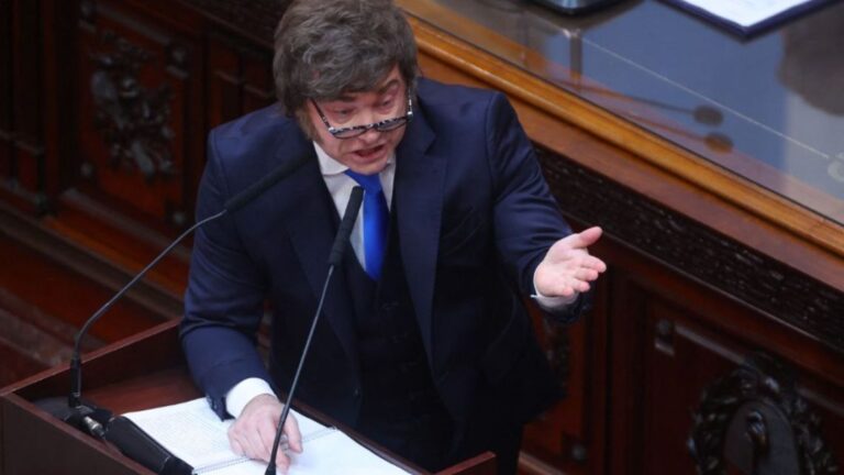 Milei: Total apoyo a Trump y un discurso sin sorpresas