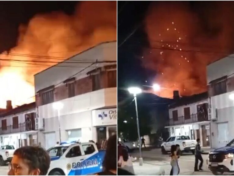 Explosión y fuego en un restaurante de Entre Ríos: tres heridos graves