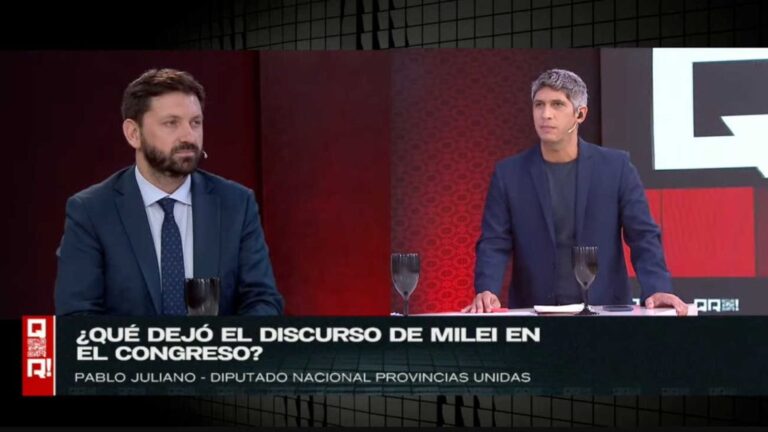 Milei se aferra al pasado y pierde una oportunidad, dice Pablo Juliano en ‘QR!’