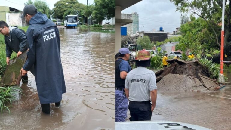 Lluvias en Resistencia: 136 mm y alerta activa con operativos en la ciudad