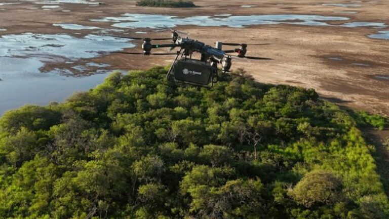Drones de última generación se unen a la reforestación del Gran Chaco