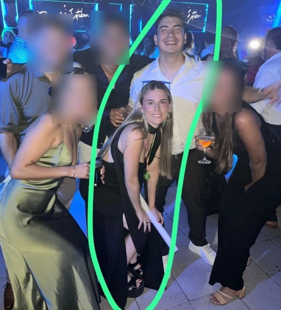 Momentos antes de la tragedia