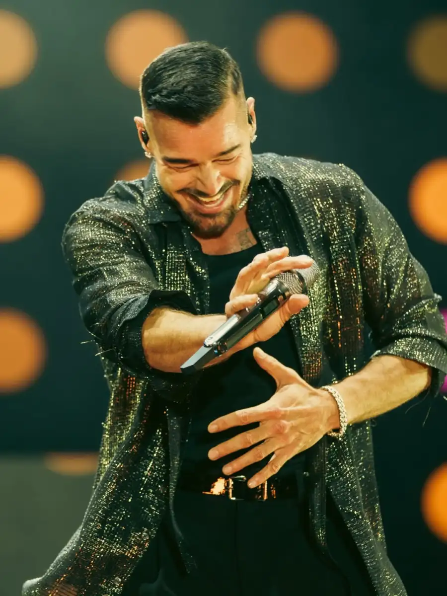 Ricky Martin cautivando al público