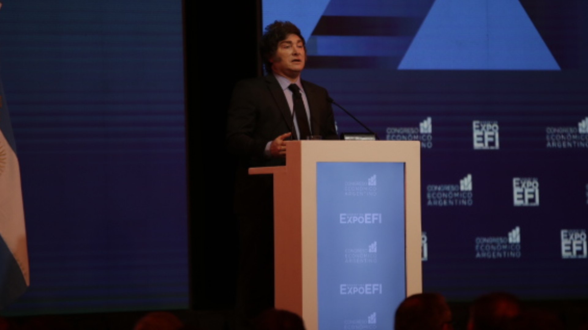 Javier Milei en la Expo EFI 2026
