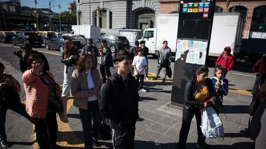 Colectivos afectados en Buenos Aires