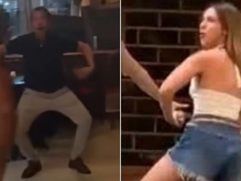 Captan al padre de Agostina Páez replicando los mismos gestos racistas de su hija