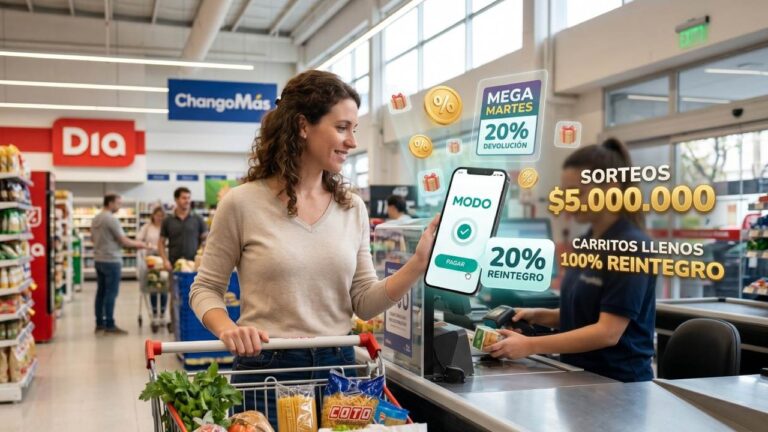 MODO ofrece hasta 20% de reintegro en abril