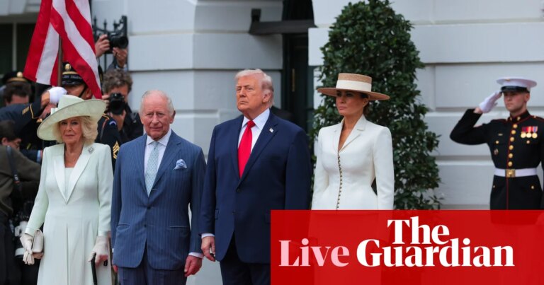 Trump habla mientras el Rey Carlos y la Reina Camila visitan la Casa Blanca – Política en vivo de EE. UU.